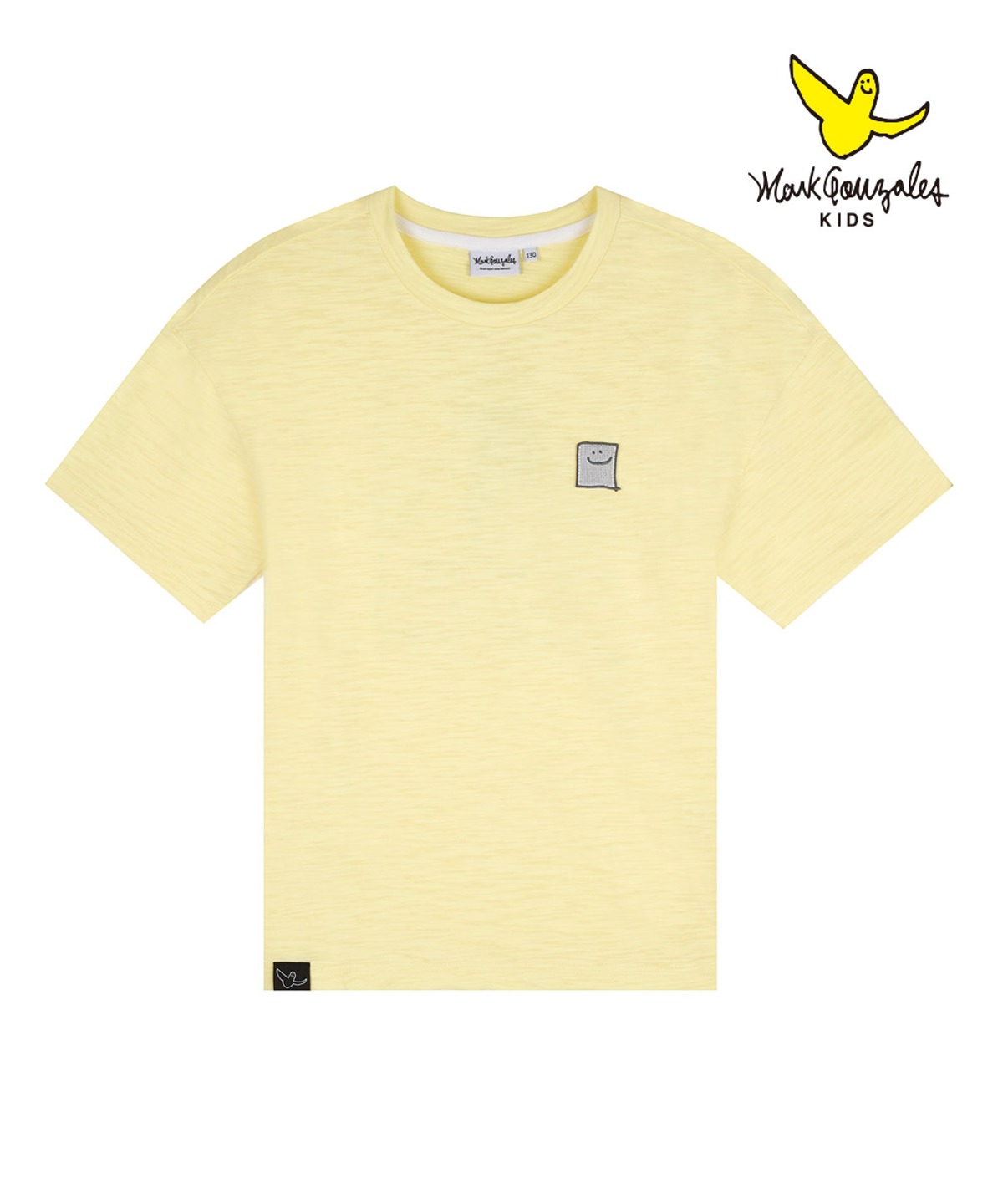 슈무 와펜 슬럽 반팔 티셔츠-옐로우